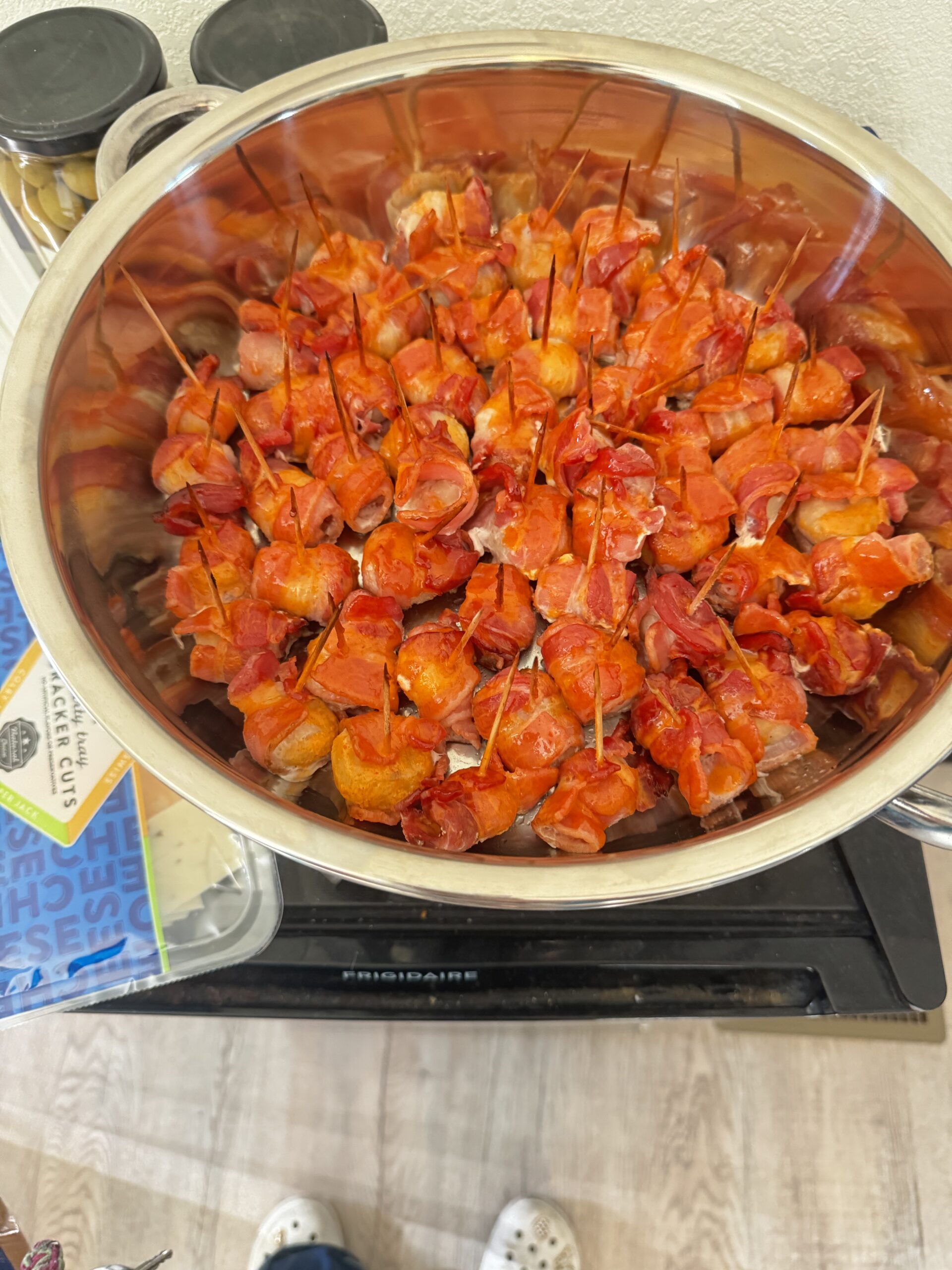 bacon wrapped water chestnuts