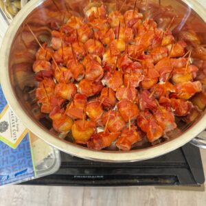 bacon wrapped water chestnuts